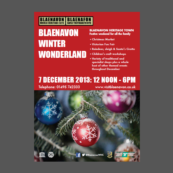 Blaenavon Winter Wonderland Poster