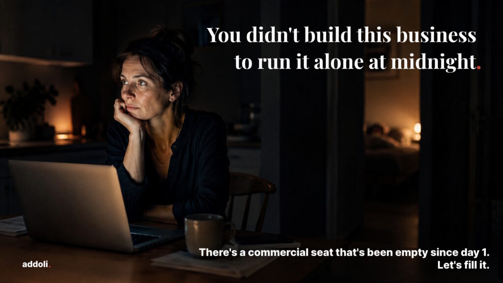Solo Founder - Late night working
